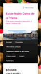 Mobile Screenshot of notredame-faches.fr